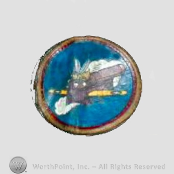 WWII US Army Air Force Numbered Units patch : 782nd Bomb Squadron, 465th Bomb Group, 15th Air Force.