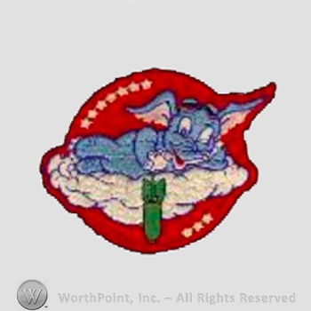 WWII US Army Air Force Numbered Units patch : 873rd Bomb Squadron, 498th Bomb Group, 20th Air Force.