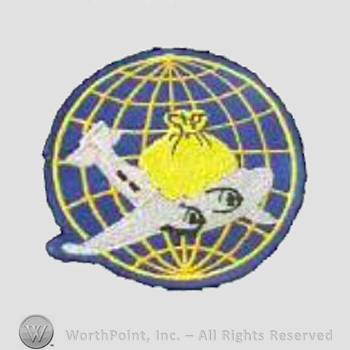 WWII US Army Air Force Numbered Units patch : 1521st Army Air Force Base Unit Pacific Divison Air Transport Command.