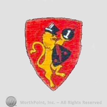 WWII US Army Navy patch : United States Navy CAG-1 Carrier Air Group.