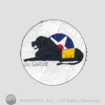 WWII US Army Navy patch : Utility / Meteorological Squadron, VJ-1B.