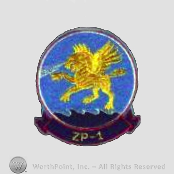 WWII US Army Navy patch : ZP-1 Airship Patrol Squadron 1.