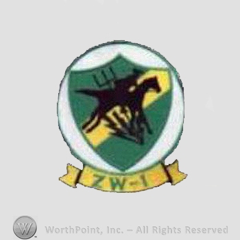 WWII US Army Navy patch : Airship Patrol Wing 1, ZW-1.