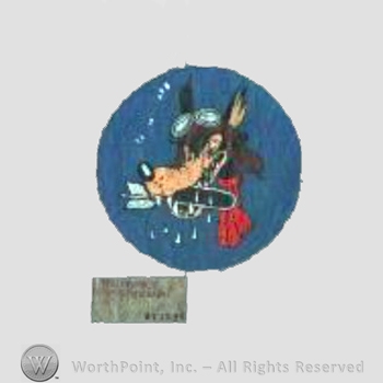 WWII US Army Navy patch : USS Hornet SB2C Hell Divers.