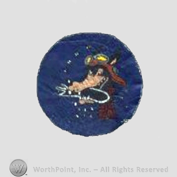 WWII US Army Navy patch : USS Hornet SB2C Hell Divers.