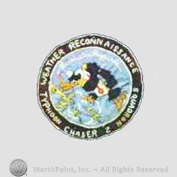 WWII US Army Navy patch : Weather Reconnaissance Squadron 2, Typhoon Chasers.