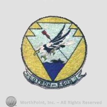 WWII US Army Navy patch : Utility Squadron, VU-4.