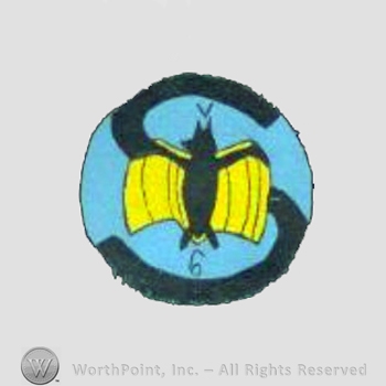 WWII US Army Navy patch : Antisubmarine Reconnaissance Scout Squadron, VS-6.