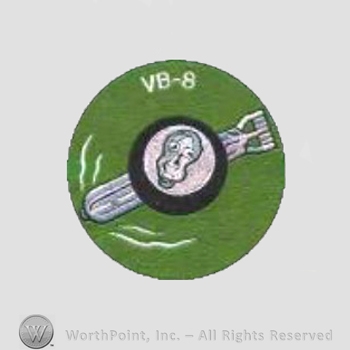 WWII US Army Navy patch : Bomb Squadron VB-8.