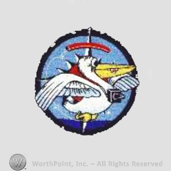 WWII US Army Navy patch : Utility / Meteorological Squadron, VJ-16.
