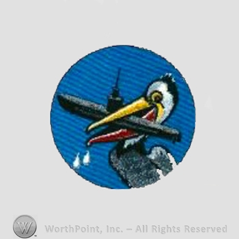 WWII US Army Navy patch :  Antisubmarine Reconnaissance Scout Squadron, VS-27.