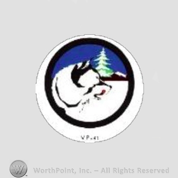WWII US Army Navy patch : Patrol Squadron, VP-41.