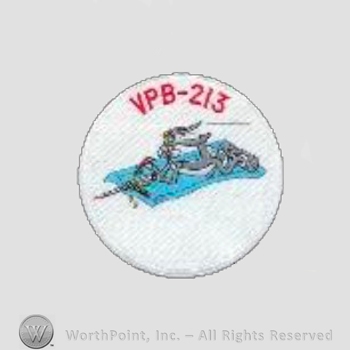 WWII US Army Navy patch : Patrol Bomber Squadron, VPB-213.