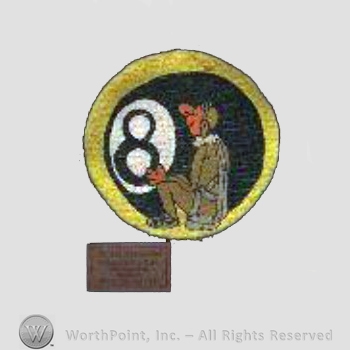 WWII US Marine Corps patch :  Marine Fighter Squadron VMF-123.