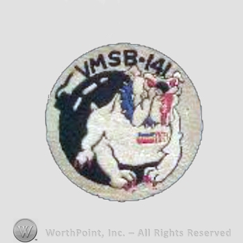 WWII US Marine Corps patch : Marine Scout Bombing Squadron VSMB-141.