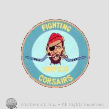 WWII US Marine Corps patch :  Marine Fighter Squadron VMF-215.