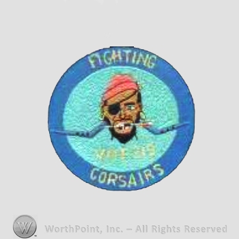 WWII US Marine Corps patch :  Marine Fighter Squadron VMF-215.
