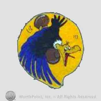 WWII US Marine Corps patch :  Marine Fighter Squadron VMF-322.