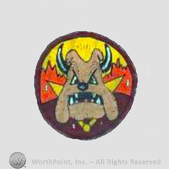 WWII US Marine Corps patch :  Marine Fighter Squadron VMF-351.