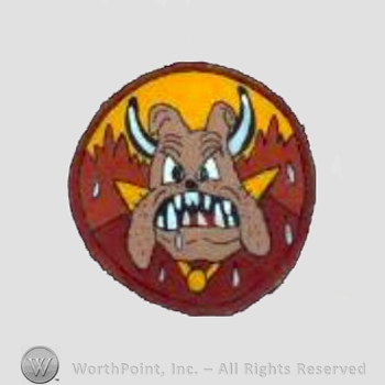 WWII US Marine Corps patch :  Marine Fighter Squadron VMF-351.