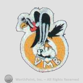 WWII US Marine Corps patch : Marine Torpedo Bombing Squadron VMTB-621.