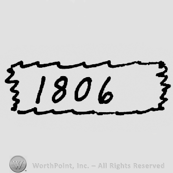 1806 written in a frame