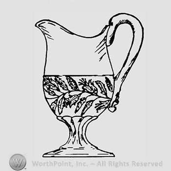 Glass pattern: Fuchsia; creamer.