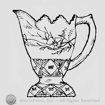 Glass pattern: U.S. No. 304; creamer.