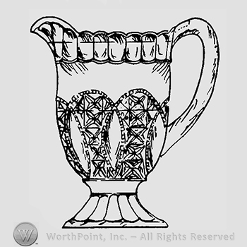 Glass pattern: Oregon Beaded Loop; creamer.