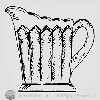 Glass pattern: Fostoria's No. 551; creamer.