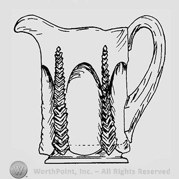 Glass pattern: Tree; creamer.
