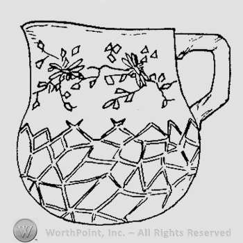 Glass pattern: Alba; creamer.