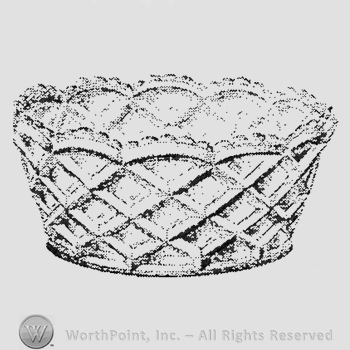 Glass pattern: No. 450; sauce dish.