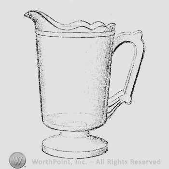 Glass pattern: New Parthia; pitcher.