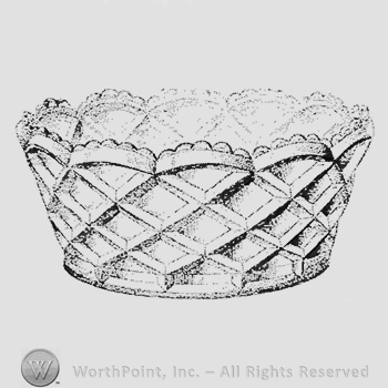 Glass pattern: No. 450; flat bowl.