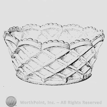 Glass pattern: No. 450; flat bowl.