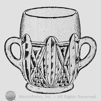 Glass pattern: No. 76; spoon.