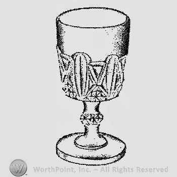 Glass pattern: No. 76; wine glass.