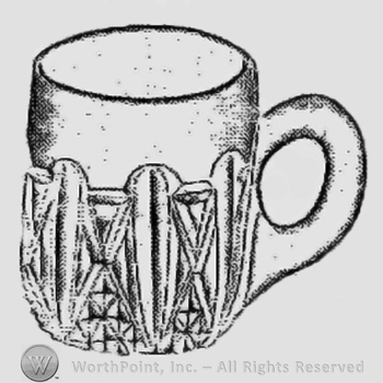 Glass pattern: No. 76; mug.