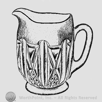Glass pattern: No. 76; jug.