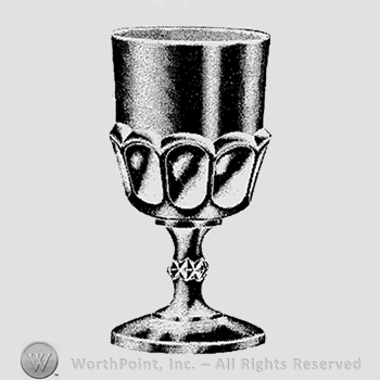 Glass pattern: No. 11; goblet.