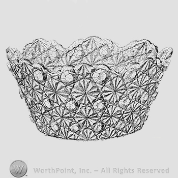 Glass pattern: Daisy-and-Button; bowl.