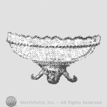 Glass pattern: Crystal Wedding; oval bowl.