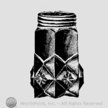 Glass pattern: No. 15001; salt shaker.