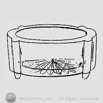 Glass pattern: Homestead; table salt.