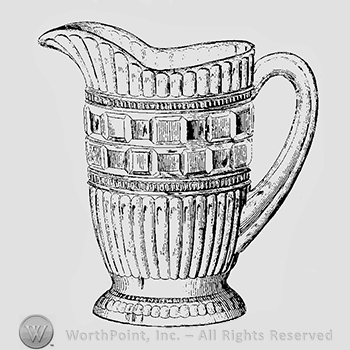 Glass pattern: Persian; pitcher.