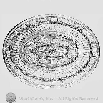 Glass pattern: Persian; bread plate.