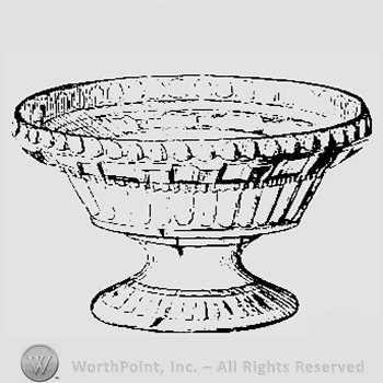 Glass pattern: Persian; fruit dish.