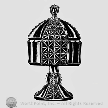 Glass pattern: New Era; covered compote.