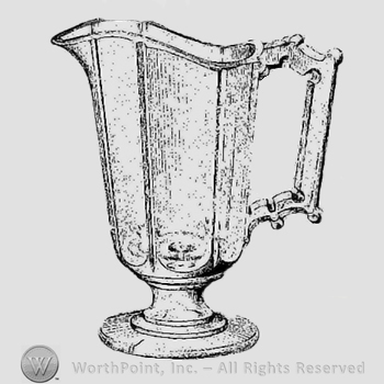 Glass pattern: Royal; creamer.